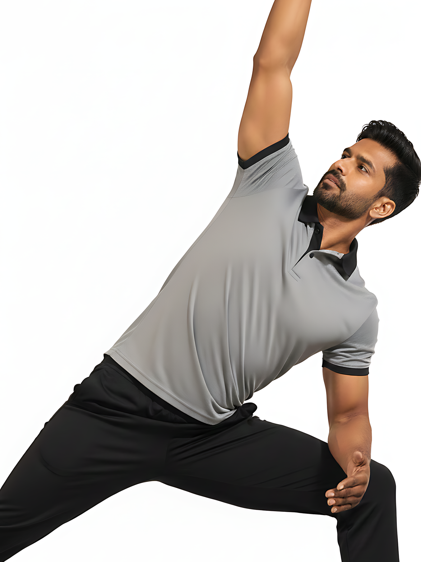 Steel Grey Polo T-shirt