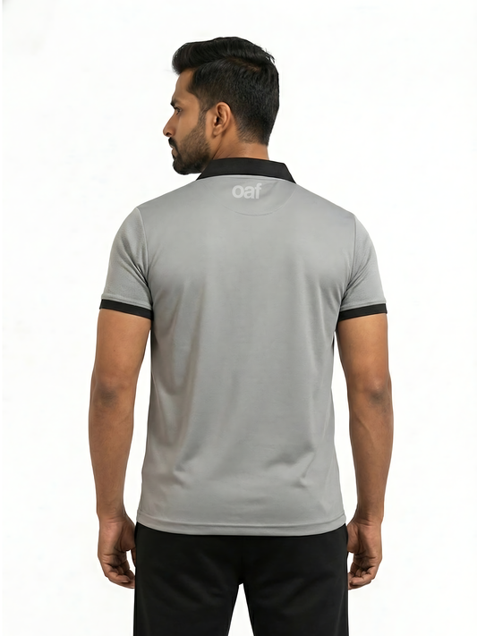 Steel Grey Polo T-shirt