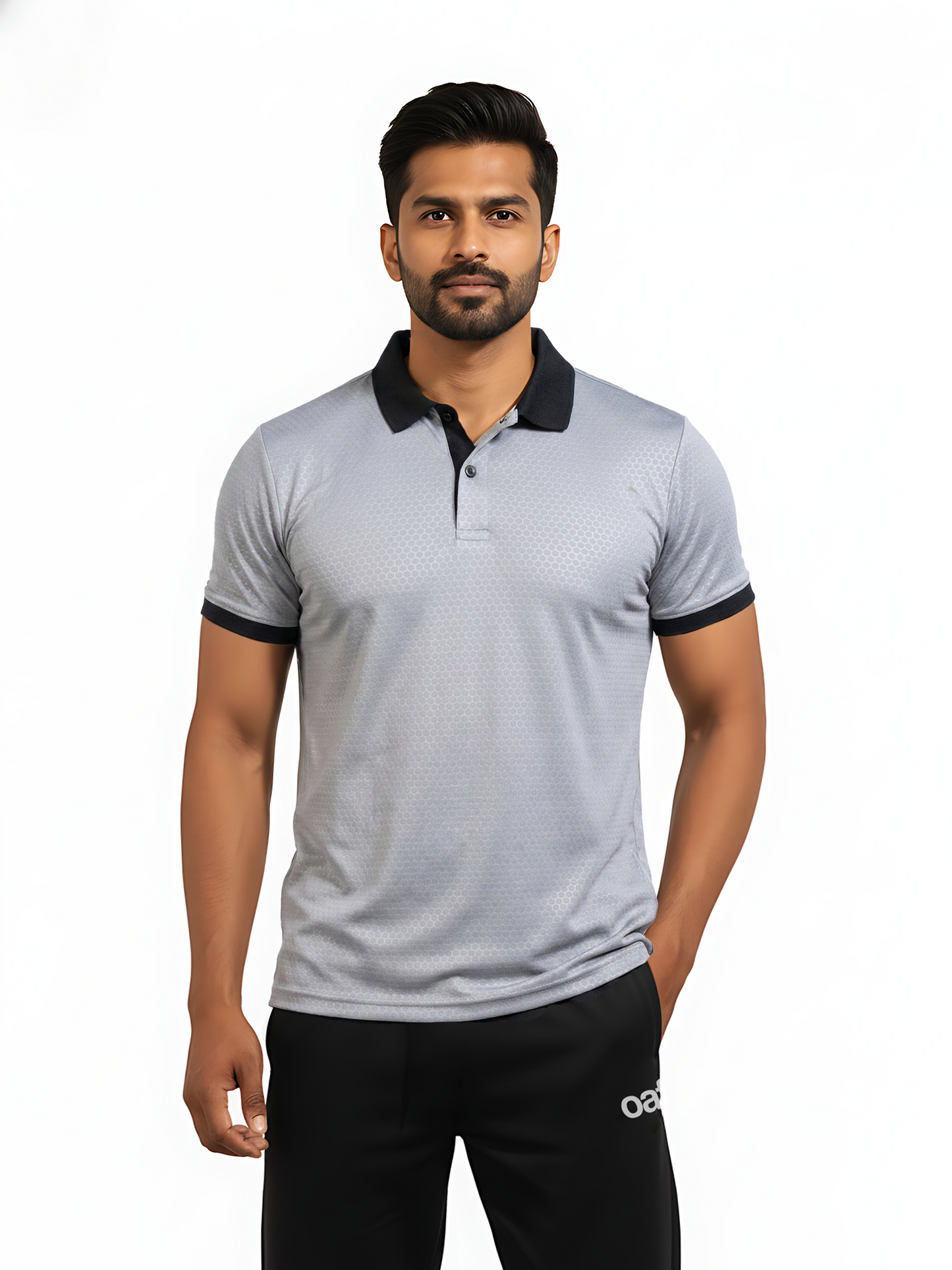 Steel Grey Polo T-shirt