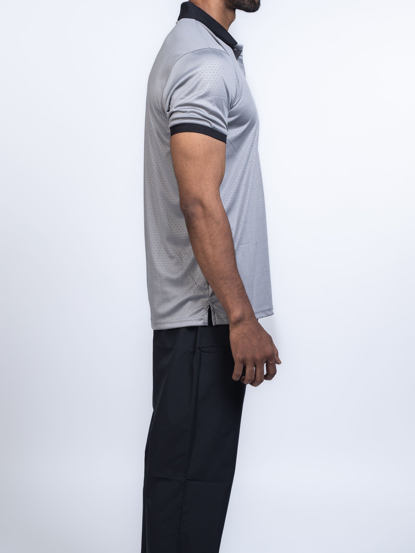 Steel Grey Polo T-shirt