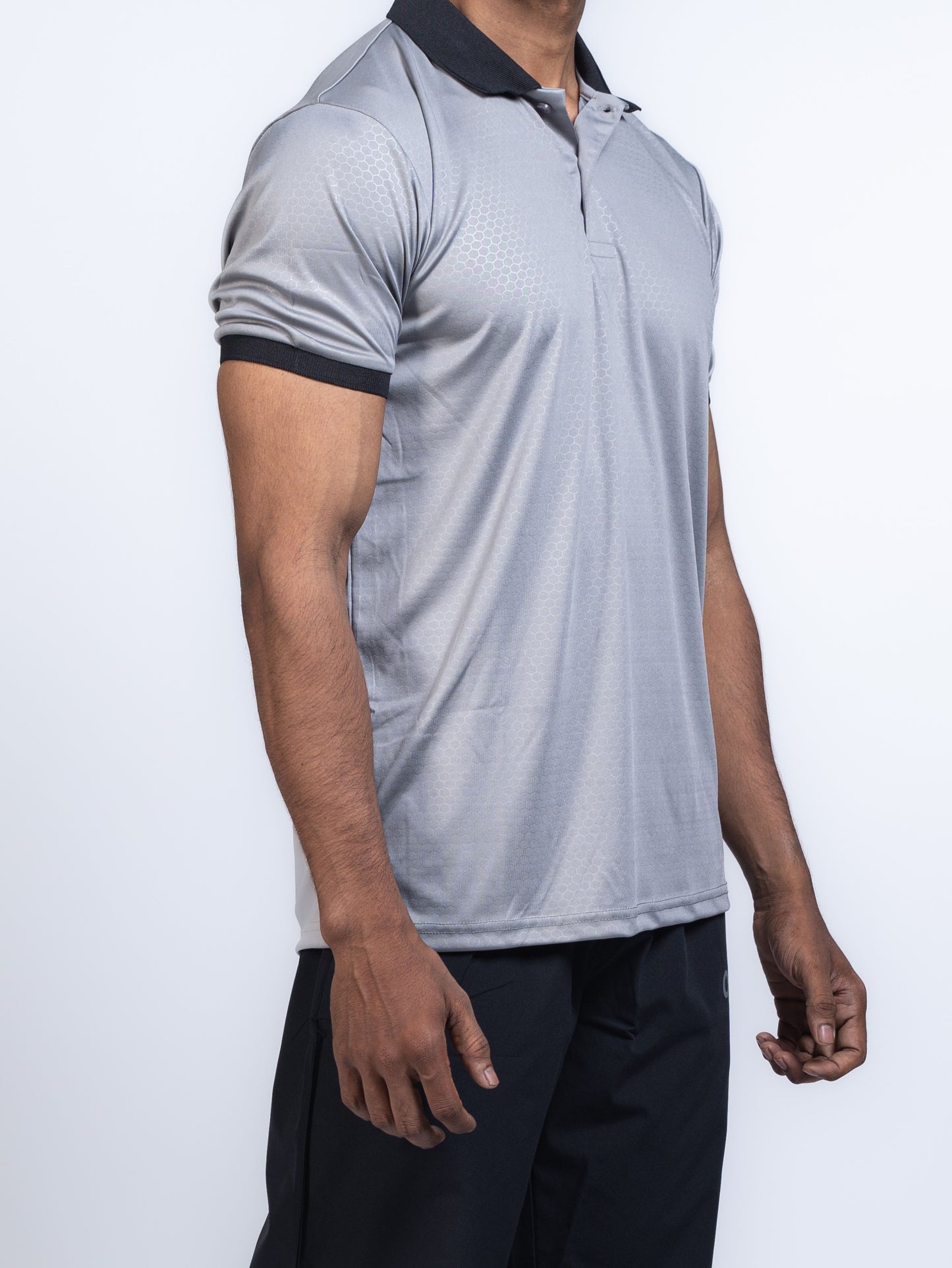 Steel Grey Polo T-shirt